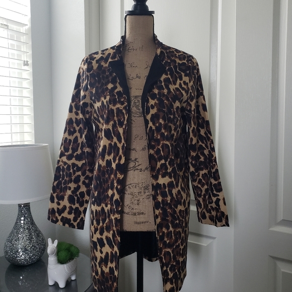 NWOT-Mediya Long Blazer Coat Size M - Picture 1 of 4
